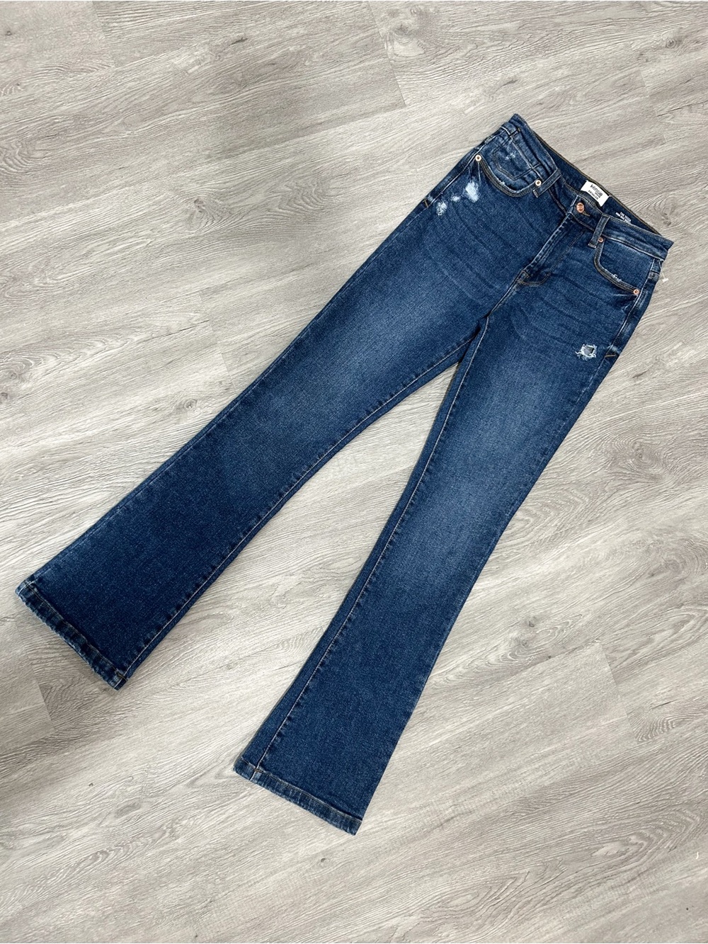 Kensie Dark Blue Flare Jeans